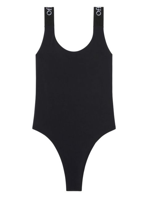 Off-White logo-band swimsuit - Black - zdjęcie produktu nr 1