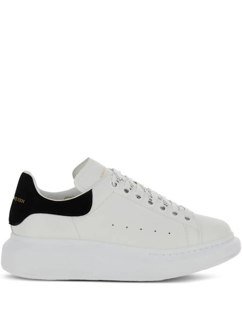 Alexander McQueen Oversized round-toe leather sneakers - White - zdjęcie produktu nr 1