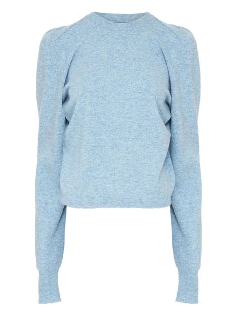 Maison Margiela puff-sleeve wool jumper - Blue - zdjęcie produktu nr 1