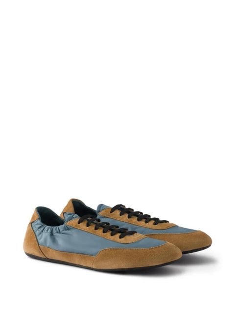 Prada round-toe lace-up sneakers - Brown - zdjęcie produktu nr 2