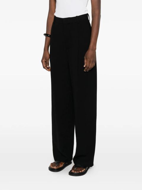 WARDROBE.NYC belt-loops trousers - Black