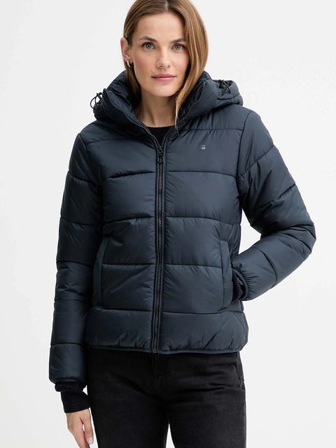 G-Star Raw kurtka damska kolor granatowy przejściowa D25193-B958 - zdjęcie produktu nr 1