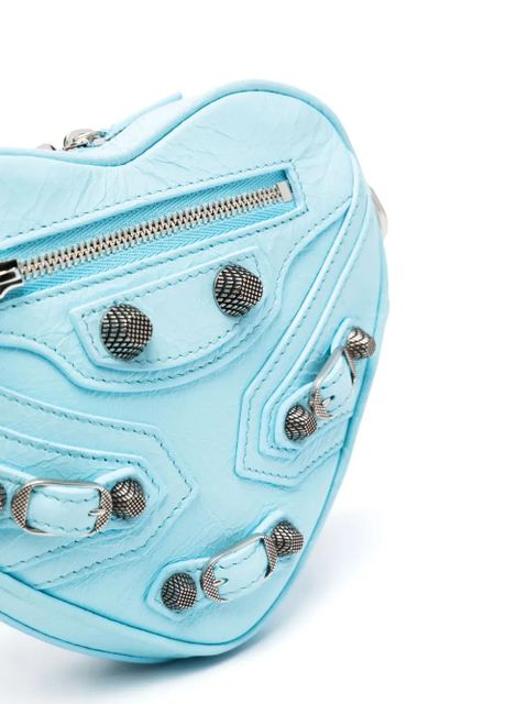 Balenciaga mini Le Cagole Heart crossbody bag - Blue