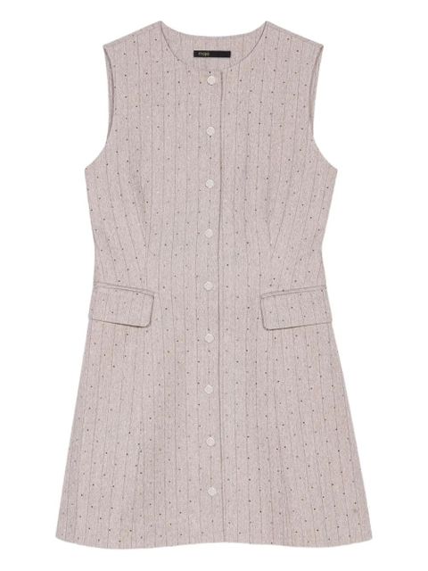 Maje rhinestone suit dress - Grey - zdjęcie produktu nr 1