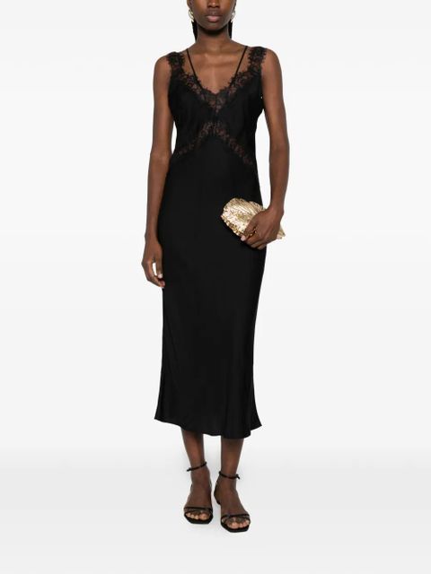 PINKO Anise lace slip dress - Black - zdjęcie produktu nr 2