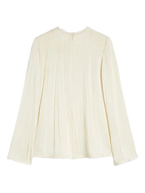 Jil Sander satin blouse - White