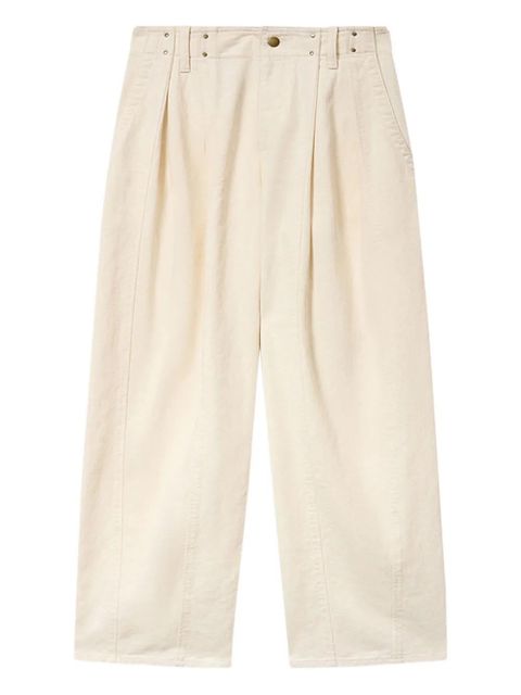 ISABEL MARANT x Ireme seam detail straight trousers - Neutrals - zdjęcie produktu nr 1