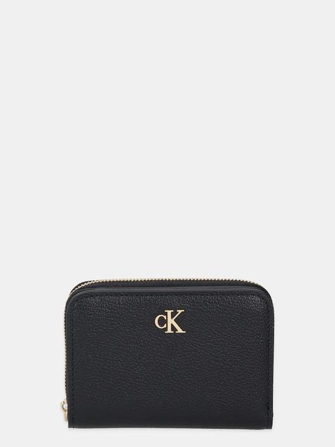 Calvin Klein portfel skórzany damski kolor czarny LV04F1064G - zdjęcie produktu nr 1