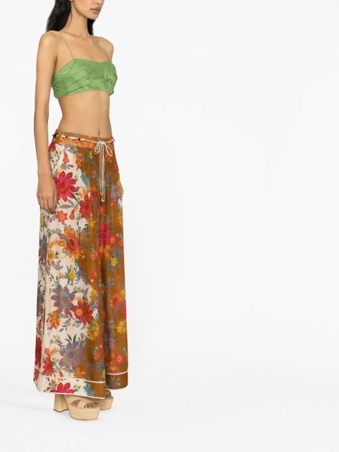 ZIMMERMANN Ginger Relaxed silk trousers - Neutrals - zdjęcie produktu nr 2