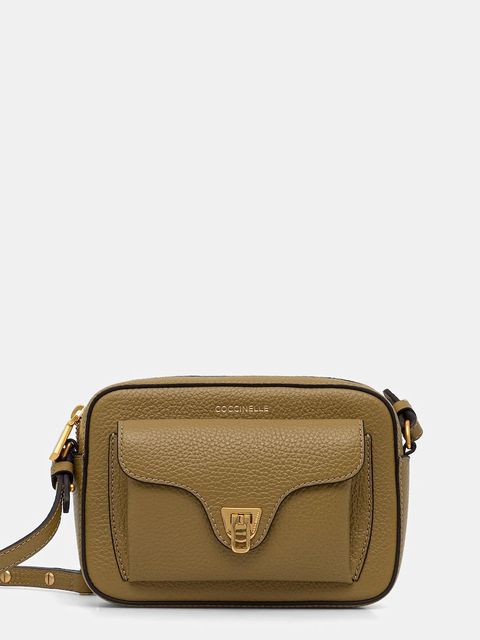 Coccinelle torebka skórzana kolor zielony E1 MF6 55 04 01 - zdjęcie produktu nr 1