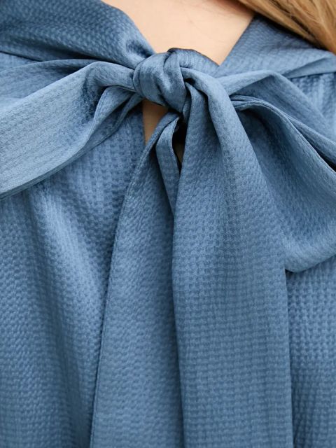 Samsoe Samsoe sukienka Rheo kolor niebieski maxi rozkloszowana F20500071