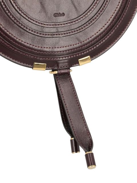 Chloé small Marcie saddle leather cross-body bag - Brown