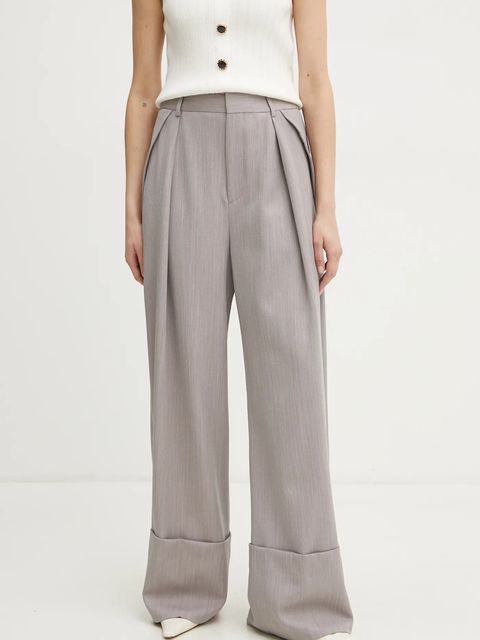 Victoria Beckham spodnie wełniane - zdjęcie produktu nr 1