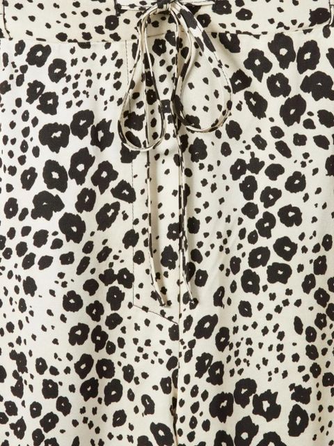 Claudie Pierlot printed drawstring trousers - Neutrals