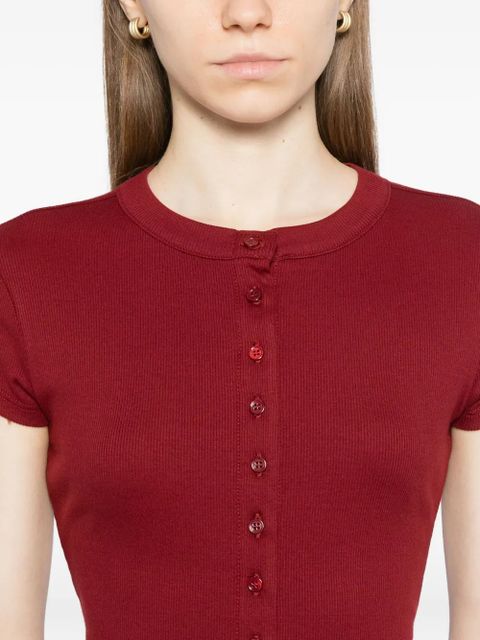 Reformation Raelynn knit top - Red