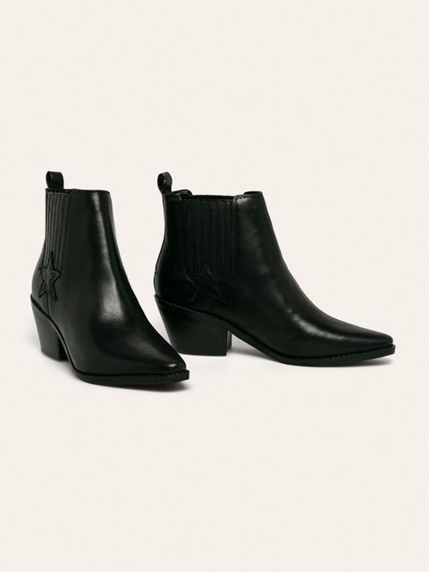 Guess Jeans - Botki skórzane - zdjęcie produktu nr 2