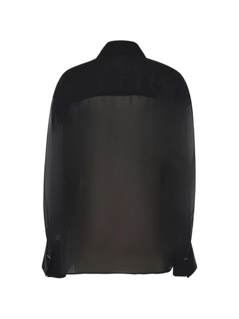 PINKO tie-neck shirt - Black - zdjęcie produktu nr 2