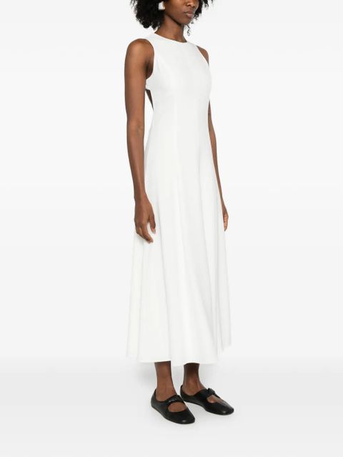 Maje crew-neck midi dress - White