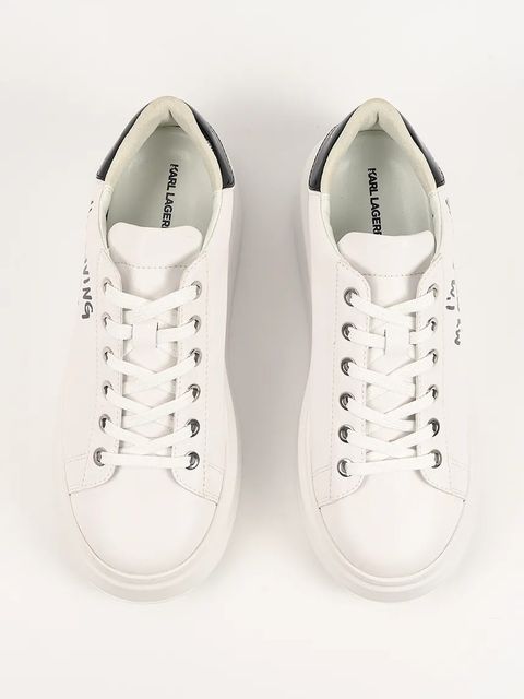 Karl Lagerfeld sneakersy skórzane ANAKAPRI damskie kolor biały KL63512