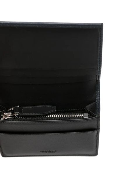 Ferragamo logo-plaque wallet - Blue