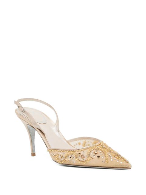 René Caovilla embellished pumps - Neutrals - zdjęcie produktu nr 2