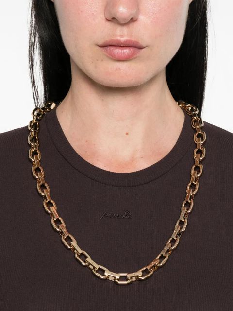 PINKO logo-detail T-shirt set - Brown