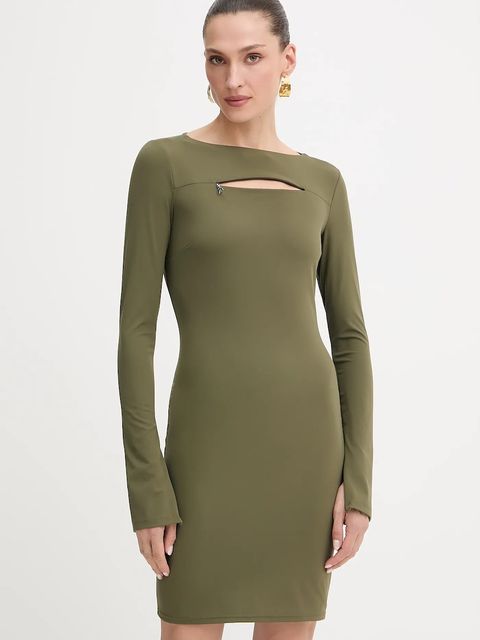 Patrizia Pepe sukienka kolor zielony mini dopasowana 8A1496 J129 - zdjęcie produktu nr 1