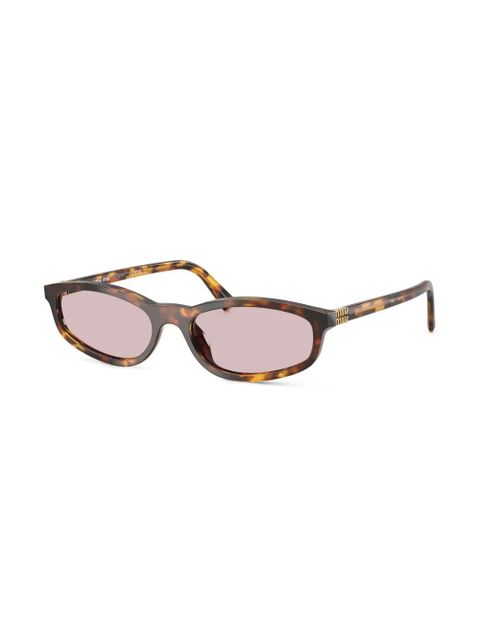 Miu Miu Eyewear tortoiseshell sunglasses - Brown - zdjęcie produktu nr 2