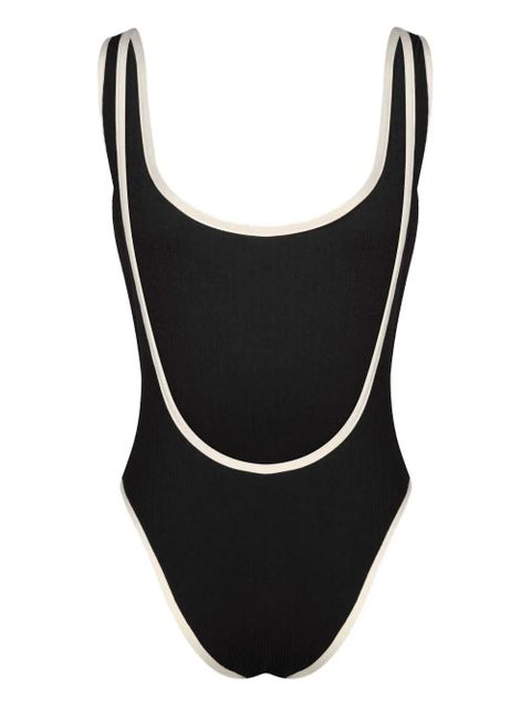 Johanna Ortiz Explorer contrast-trim swimsuit - Black - zdjęcie produktu nr 2