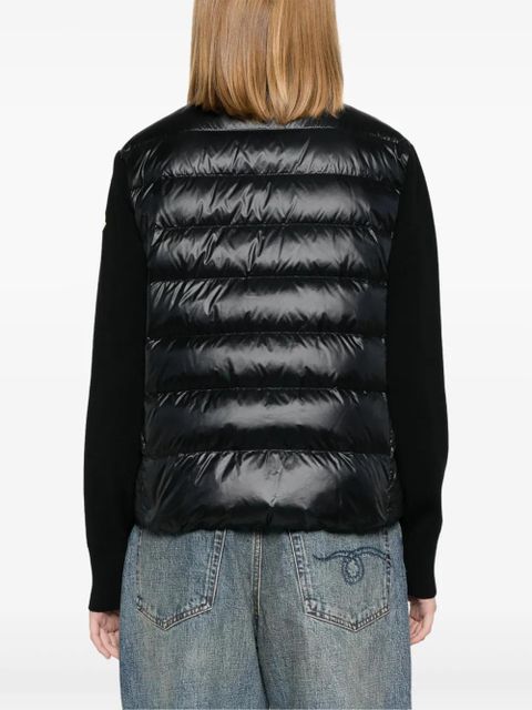 Moncler logo-appliqué jacket - Black