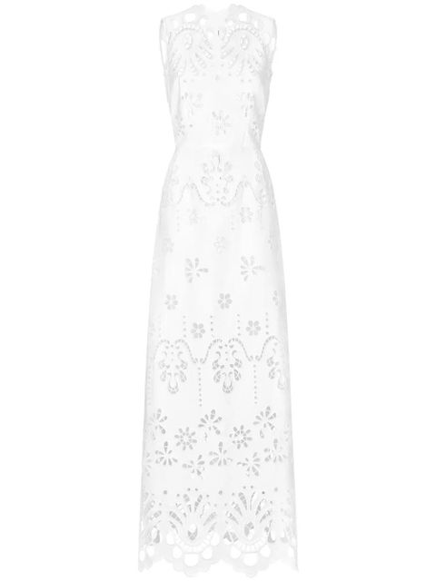 Dolce & Gabbana cut-out stretch-cotton maxi dress - White - zdjęcie produktu nr 1