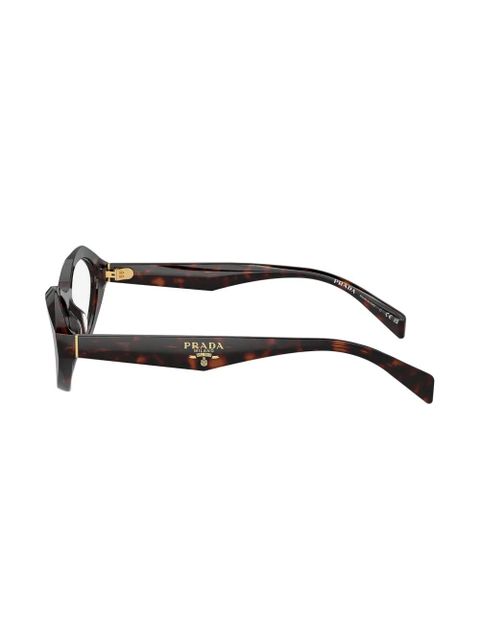 Prada Eyewear PR A21V glasses - Brown