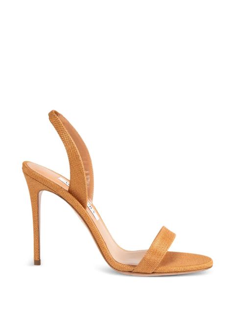Aquazzura So Nude slingback sandals - Brown - zdjęcie produktu nr 1