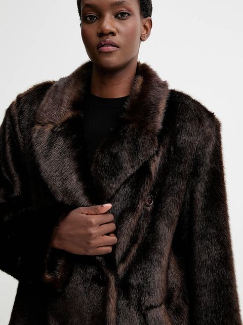 Stand Studio płaszcz Harper kolor brązowy 66550-9395