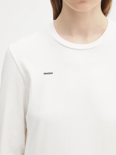 Pangaia longsleeve Cotton-Stretch Long-Sleeved Top kolor biały 10002429 - zdjęcie produktu nr 2