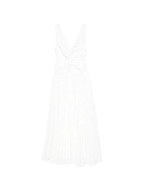 Simkhai Vivianne pleated midi dress - White - zdjęcie produktu nr 1