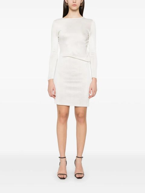 TOM FORD cut-out mini dress - White