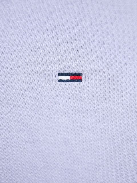 Tommy Jeans bluza damska kolor różowy z kapturem gładka DW0DW19729