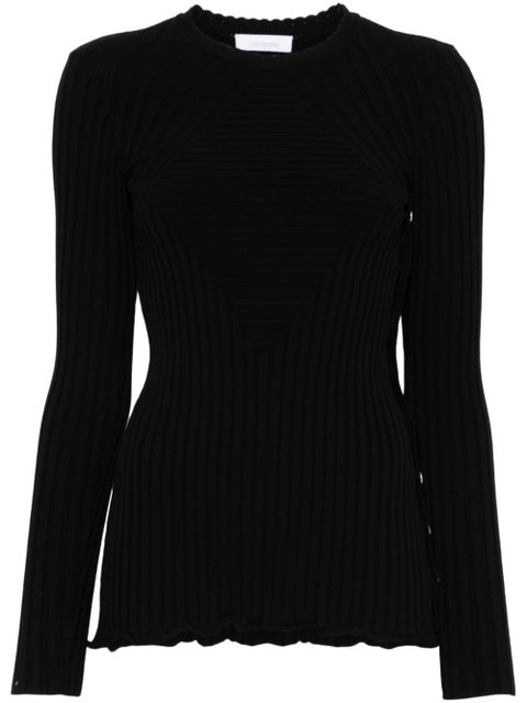 Rabanne ribbed sweater - Black - zdjęcie produktu nr 1