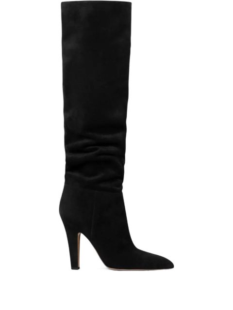 Paris Texas 100mm Elsa point-toe stiletto boots - Black - zdjęcie produktu nr 1