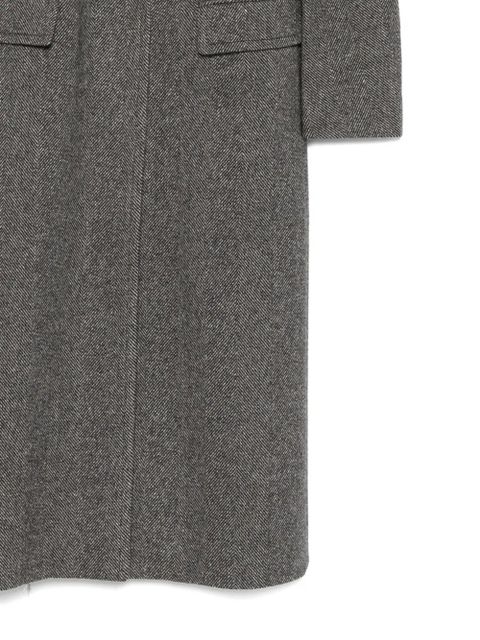 Blumarine fur-collar coat - Grey - zdjęcie produktu nr 2