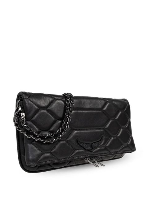 Zadig&Voltaire Rock Mat Scale Clutch Bag - Black - zdjęcie produktu nr 2