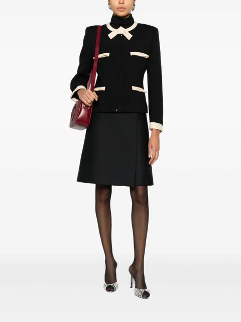 Valentino Garavani bow-detailed jacket - Black - zdjęcie produktu nr 2