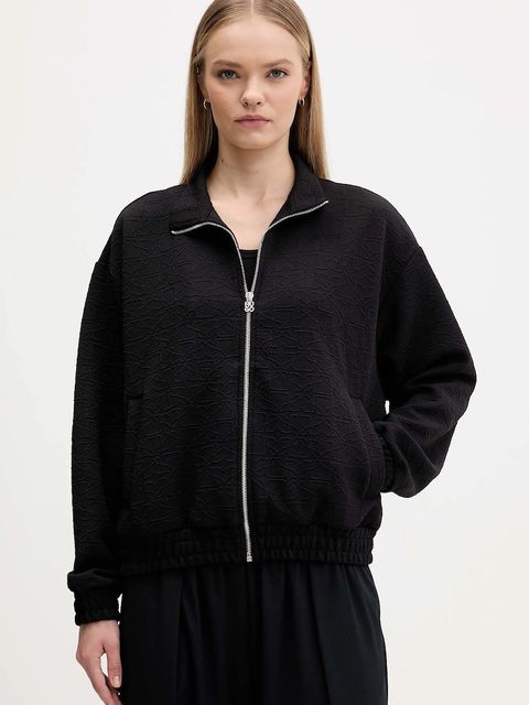 HUGO bluza damska kolor czarny gładka 50546624 - zdjęcie produktu nr 1