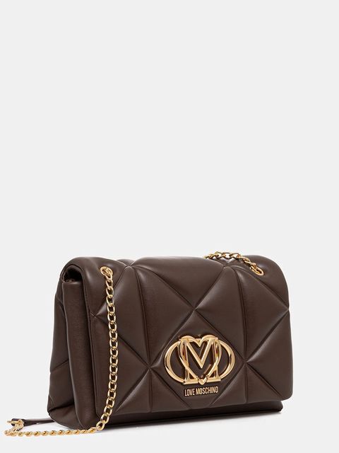 Love Moschino torebka kolor brązowy JC4041PP0NLC0313