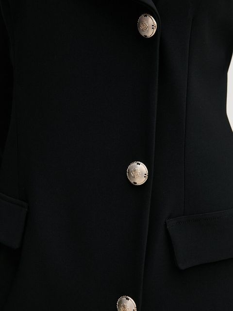 Joseph Ribkoff sukienka kolor czarny mini dopasowana 234153