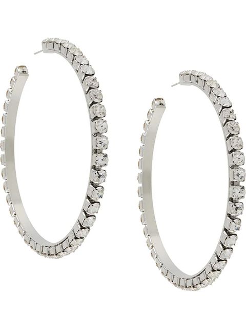 AREA large classic round hoops - Silver - zdjęcie produktu nr 1