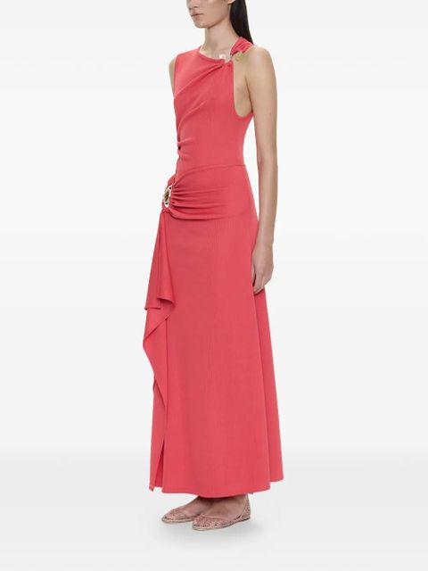 Christopher Esber Occhio Crystal Cascade skirt - Pink