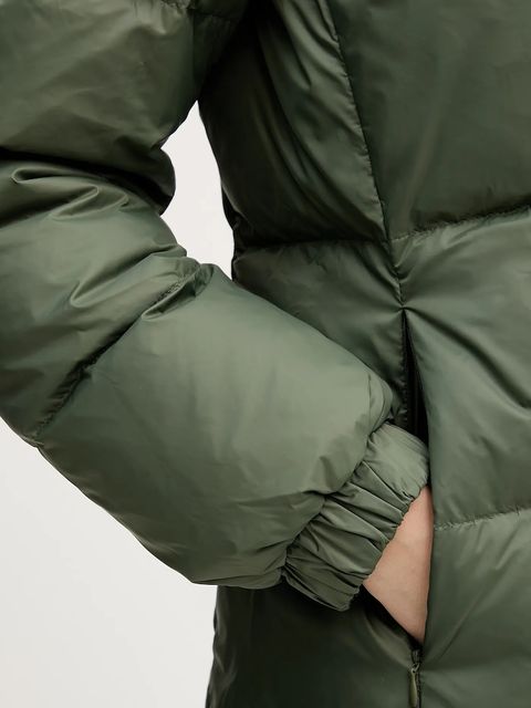 United Colors of Benetton kurtka puchowa kolor zielony zimowa 2NIWDN08X