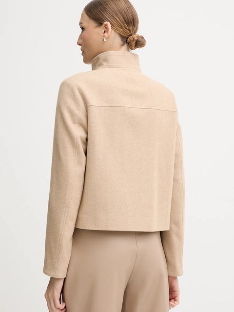 Marc Aurel kurtka z wełną kolor beżowy przejściowa 3939-1020-24806